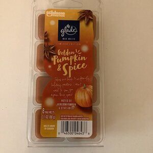 Glade Wax Melts Air Freshener Golden Pumpkin & Spice, Limited Edition New Sealed